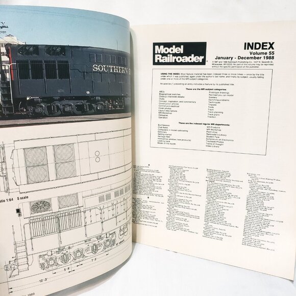 Model Railroader Train Railroading Magazine March 1989 Structures Scenery Layout - Picture 8 of 12
